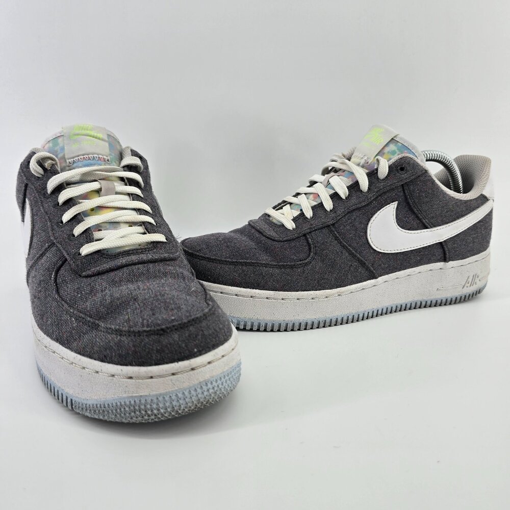 Nike Air Force 1 07 LV8 Iron Grey White Mens Sneakers CN0866-002 Sneaker Size 9